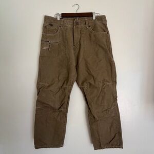 KÜHL Crag Series Men’s Hiking Pants 36x30 Brown Outdoor Work Utility